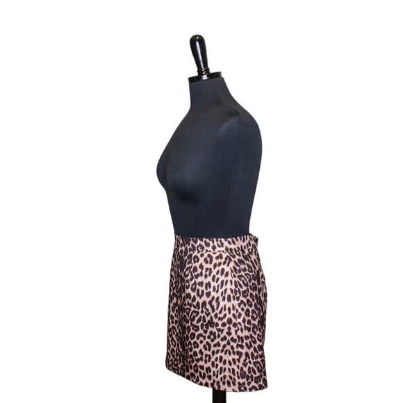 Kittenish Leopard Print Mini Skirt Animal Print Size M - Picture 2 of 4